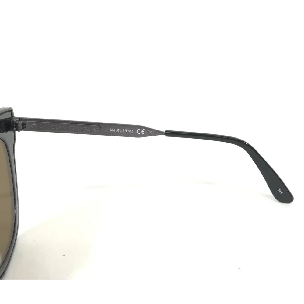 Bottega Veneta Sunglasses BV0012S 003 Black Ruthenium Frames with Brown Lenses